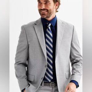 APT 9 Men's Performance Slim Fit  Light Gray Blazer SIZE 44R NWOT